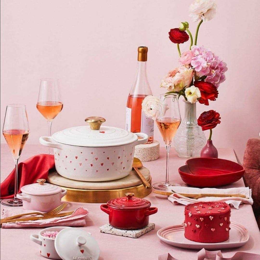 Le Creuset Mini Round Cocotte with Heart Knob