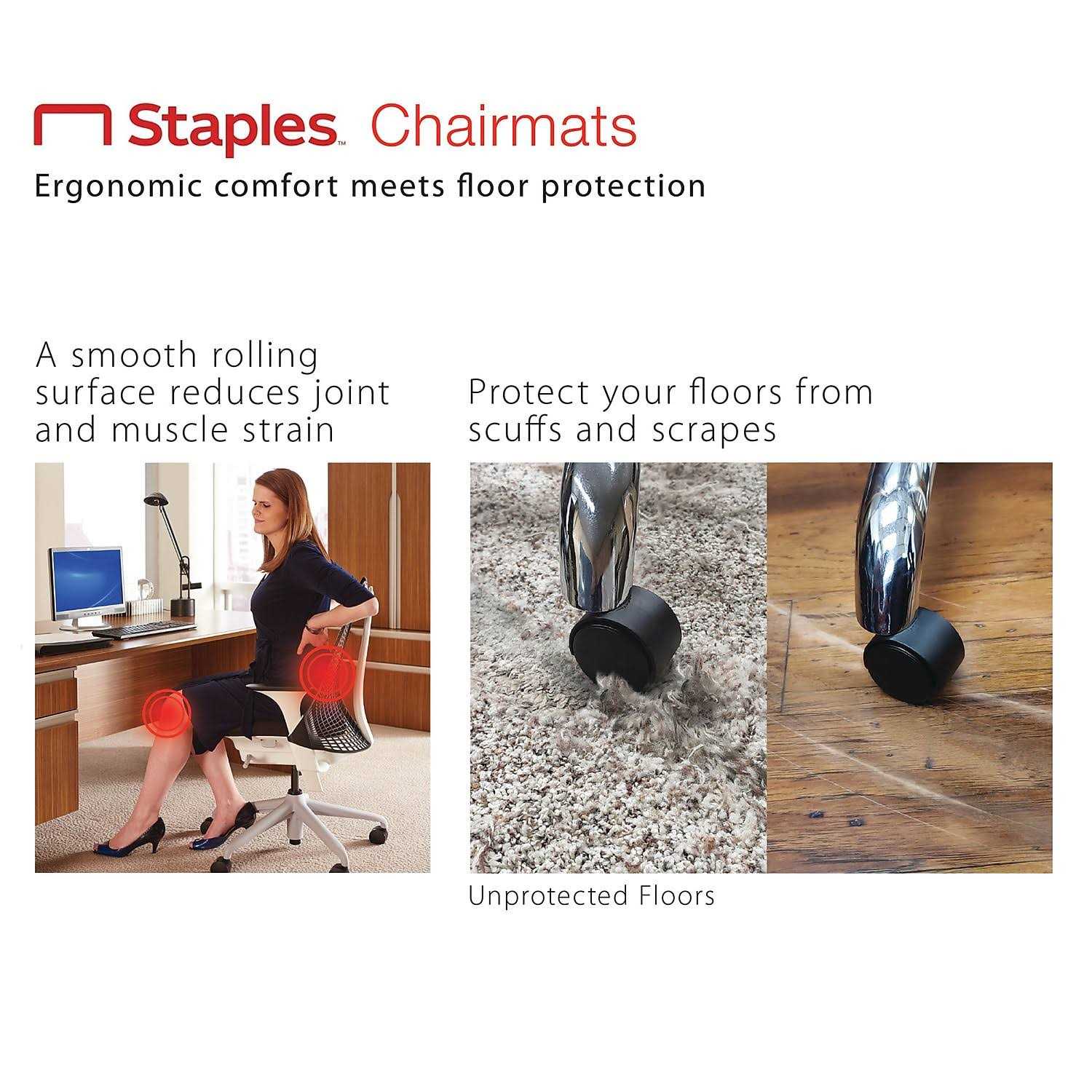 Staples 45 x Chair Mat Pile Carpet
