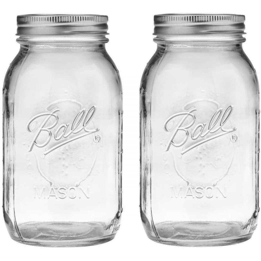 Ball Regular Mouth 32-Ounces Mason Jar with Lids