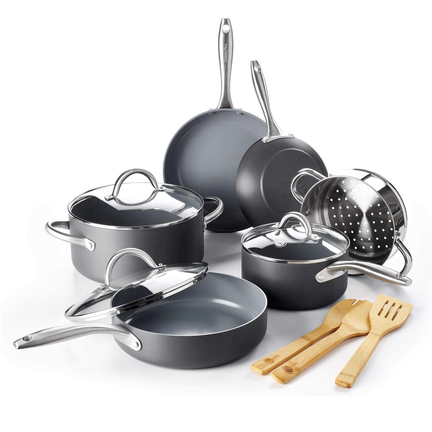 GreenPan Lima 12-Piece Ceramic Nonstick Cookware Set