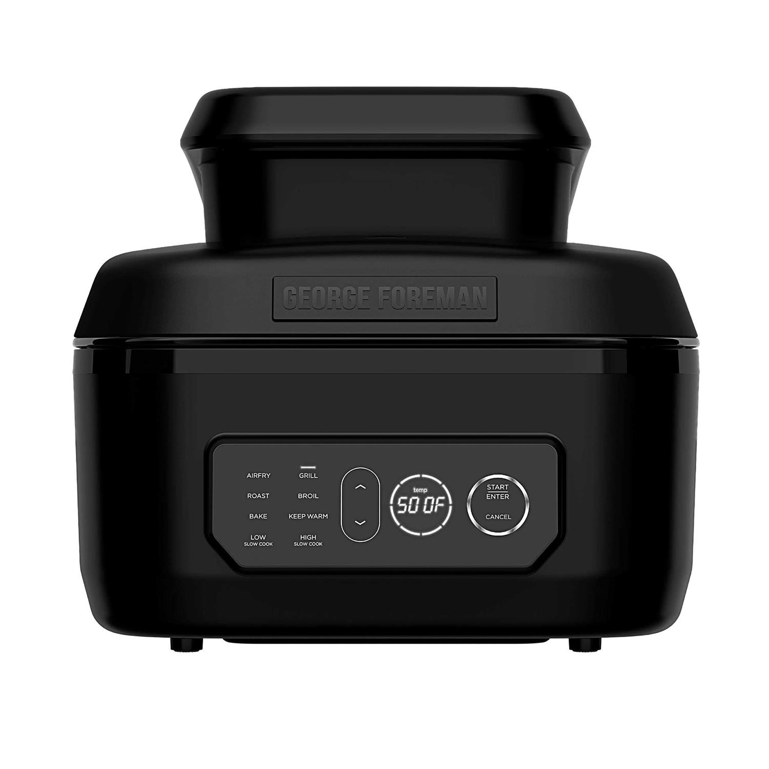 George Foreman Beyond Grill 7-in-1 Electric Indoor Grill With Air Fry Technology MCAFD800D-RF