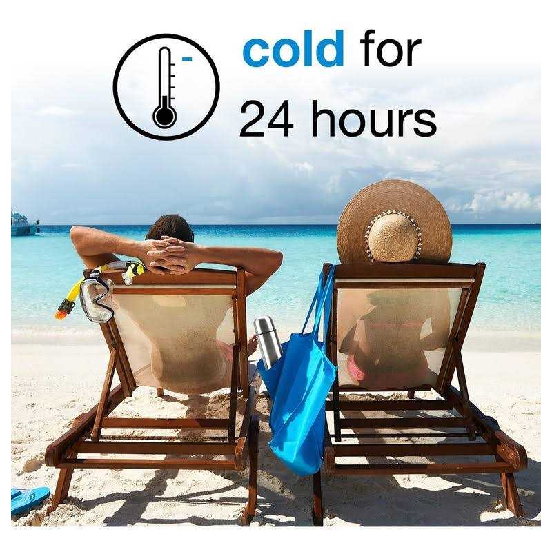 Fijoo Best Stainless Steel Coffee Thermos BPA Free New Triple Wall Insulated