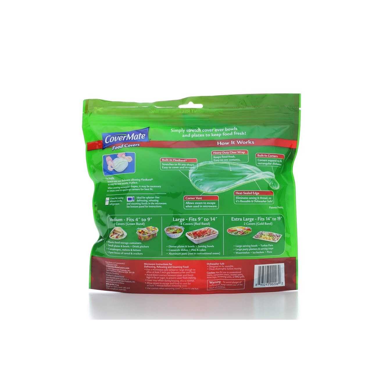 Covermate Food Covers Stretch-to-Fit