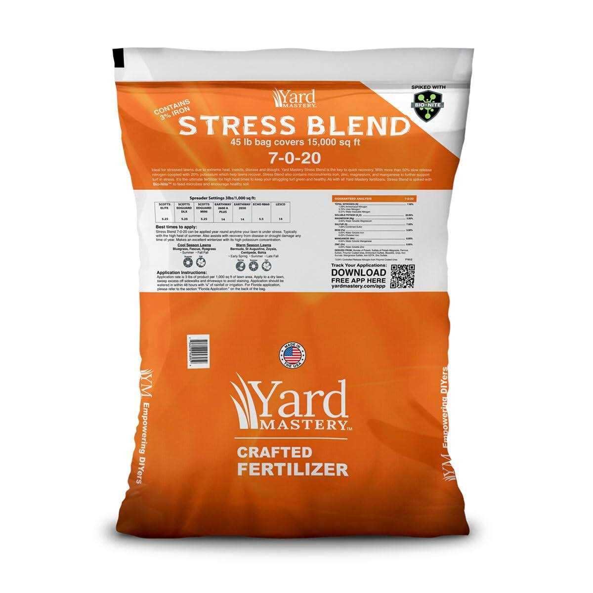 Yard Mastery 7-0-20 Summer Lawn and Turf Stress Granular Fertilizer Blend