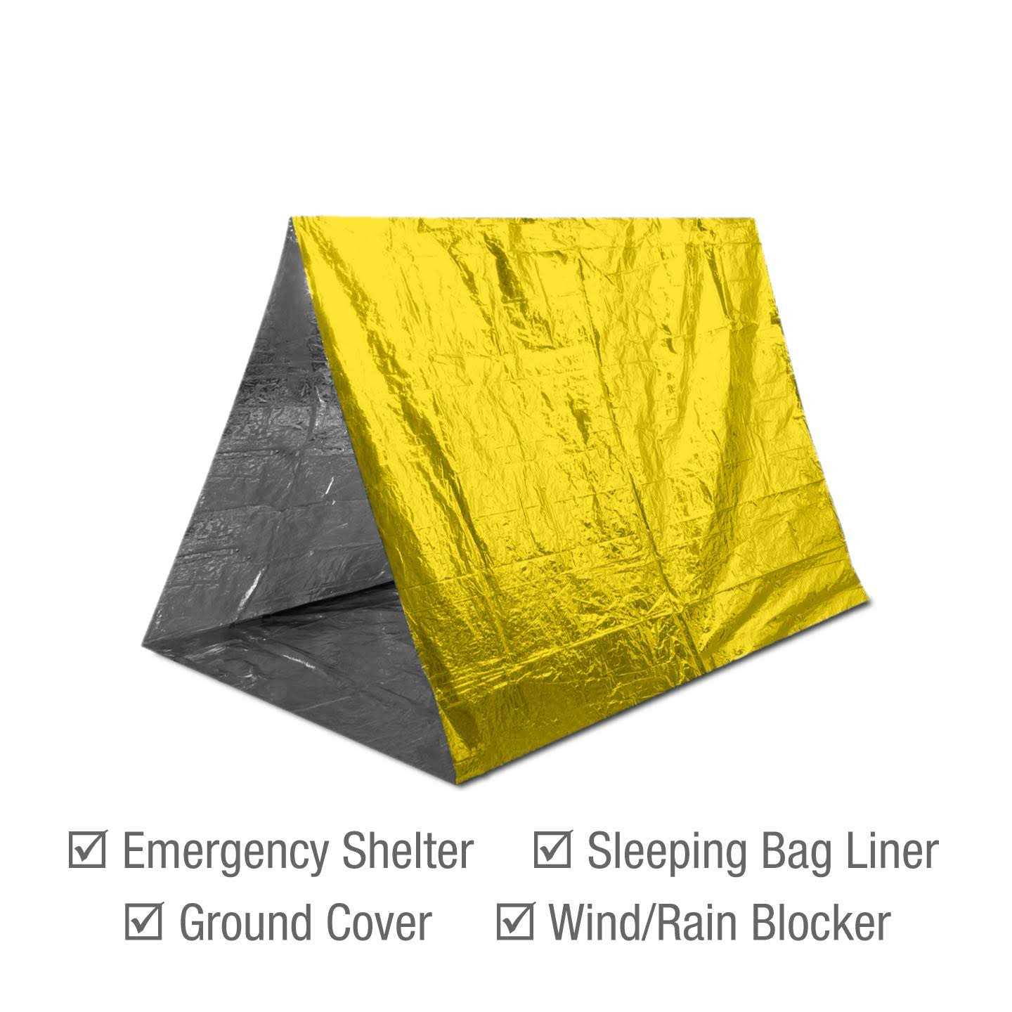 Swiss Safe Emergency Mylar Thermal Blankets Designed for NASA