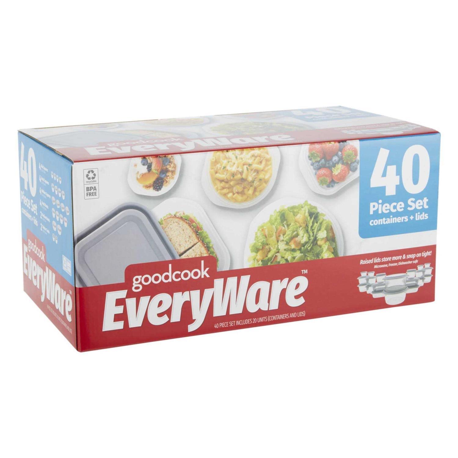 Goodcook EveryWare Containers + Lids Set