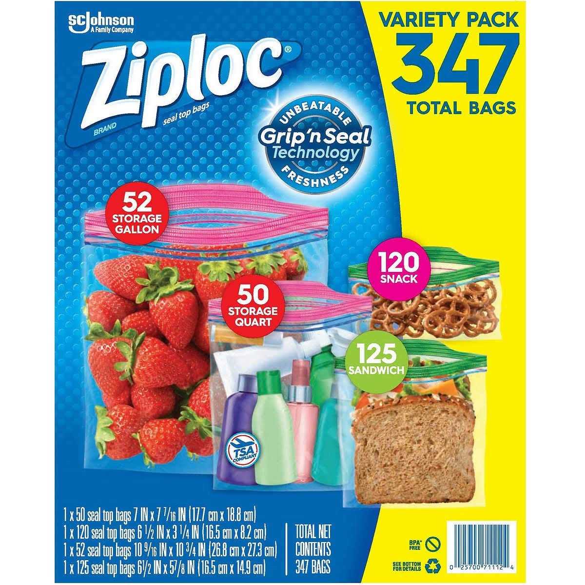 Ziploc Bags Variety