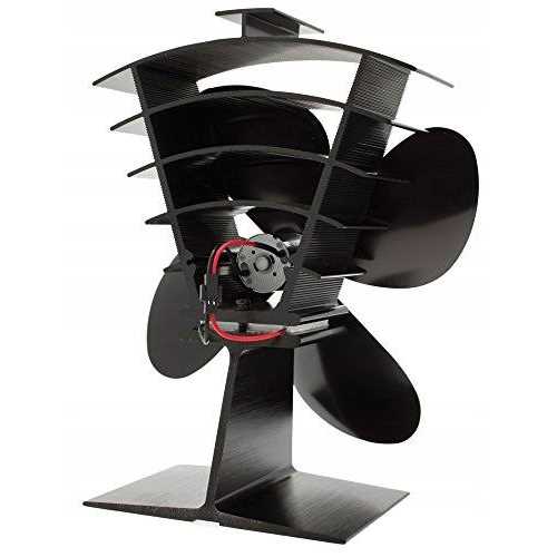 Valiant Premium Iv 4-Blade Heat Powered Log Burner & Stove Fan