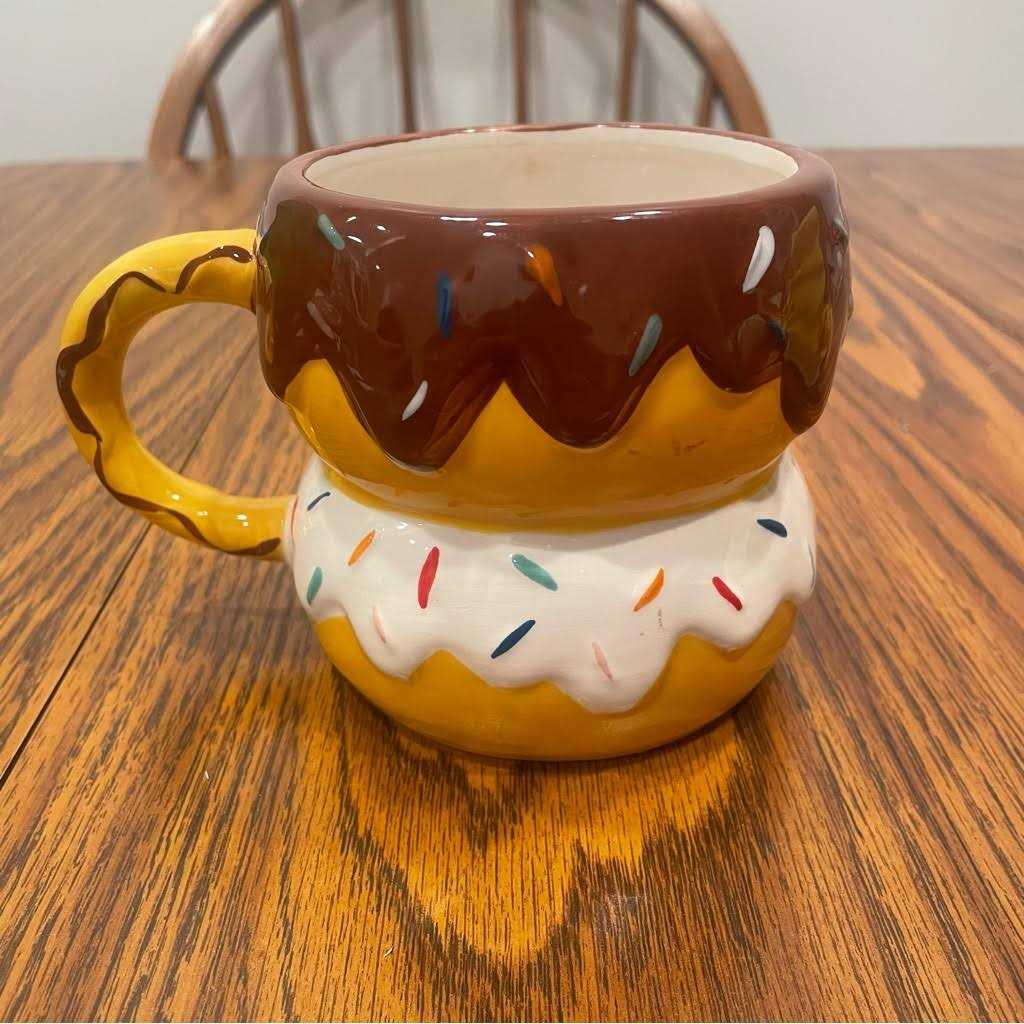 Mainstays Sprinkled Donut Sculpted Mug