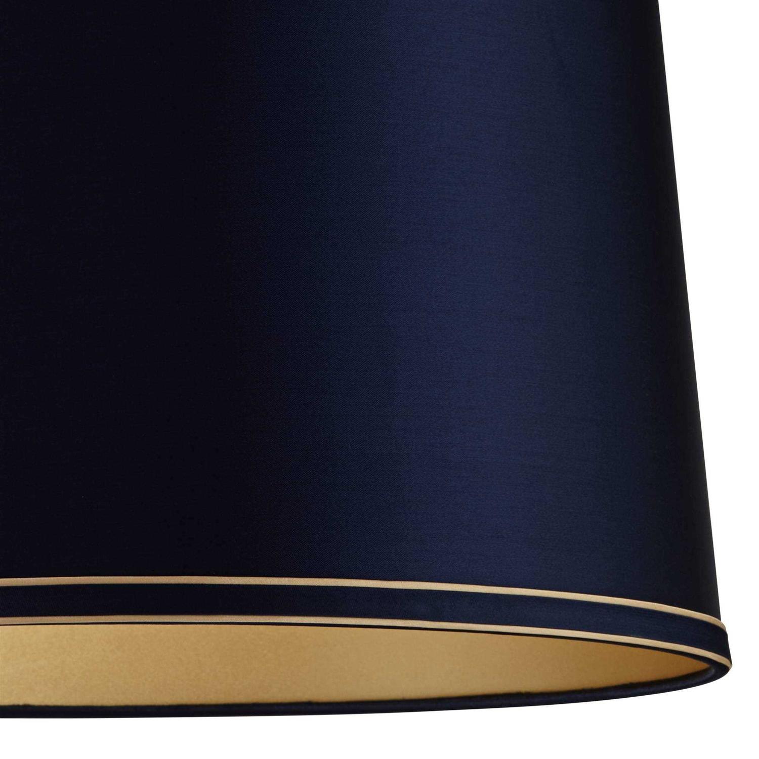 Springcrest Navy Blue Shade with Navy and Gold Trim 14x16x11