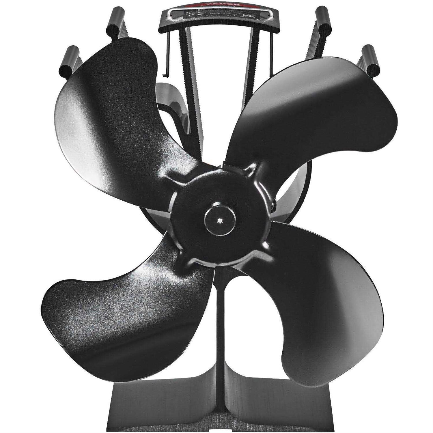 VEVOR Wood Stove Fan Heat Powered Quiet Fireplace Fans for Wood/Log Burner/Heater