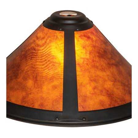 Meyda Tiffany Sutter Shade in Amber Mica