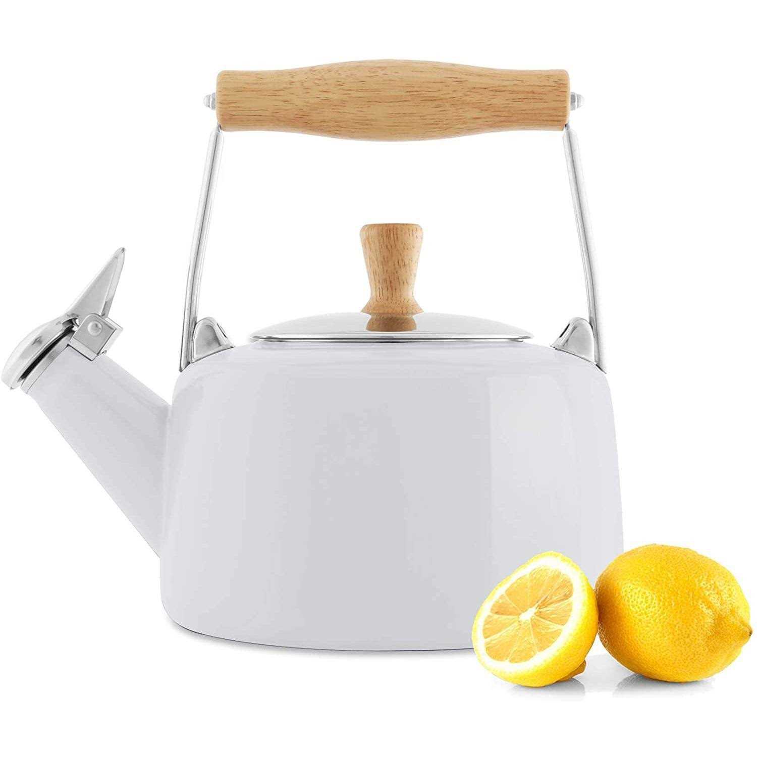 Chantal 1.4 qt. Enamel-on-Steel Sven Tea Kettle