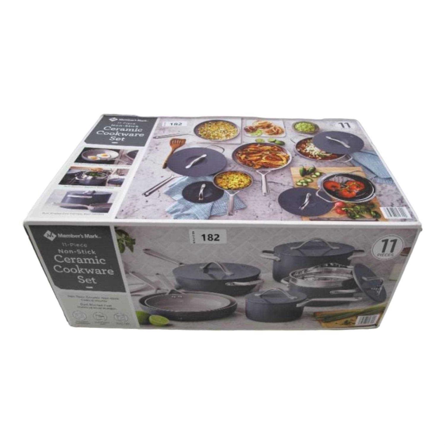 Member’s Mark 11-Piece Modern Ceramic Cookware Set
