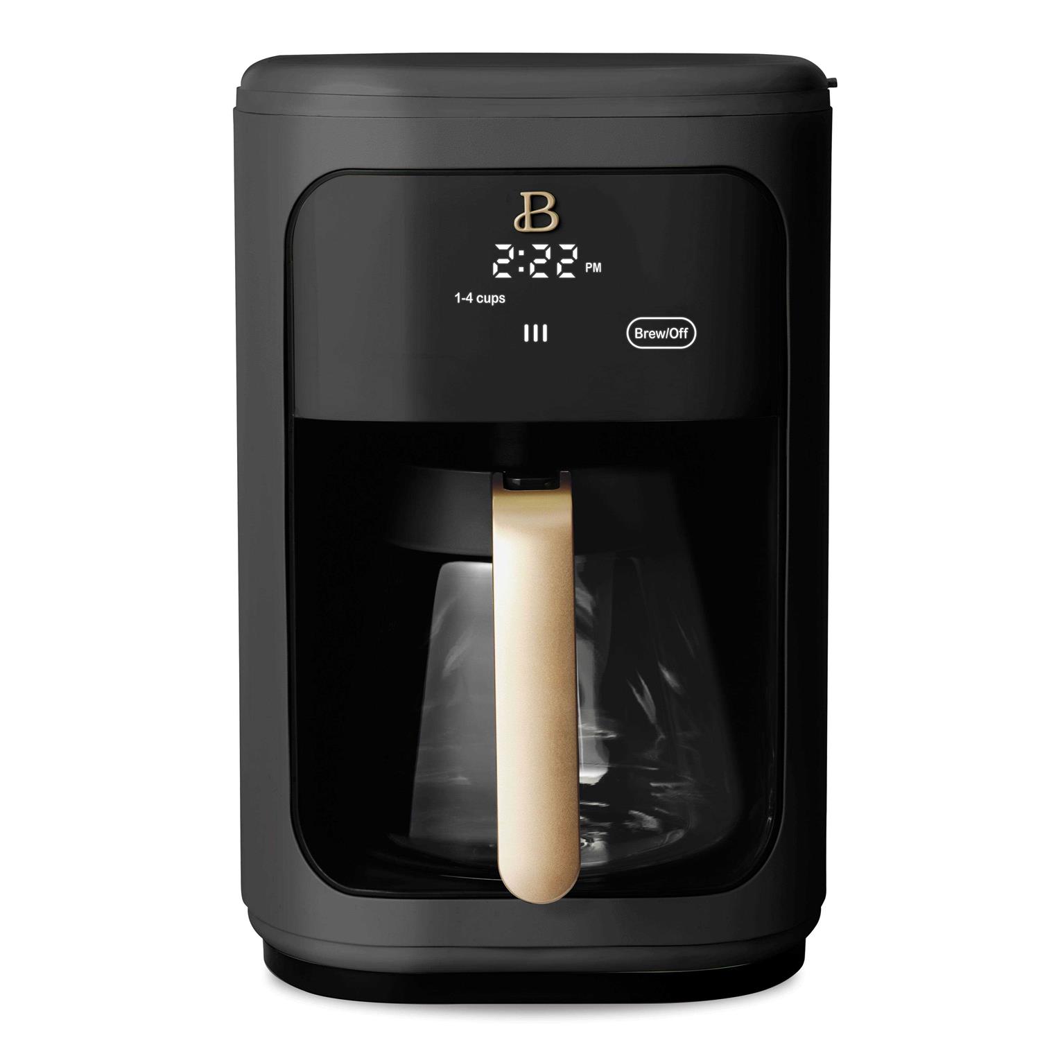 Beautiful 14-Cup Programmable Coffee Maker with Touch-Activated Display
