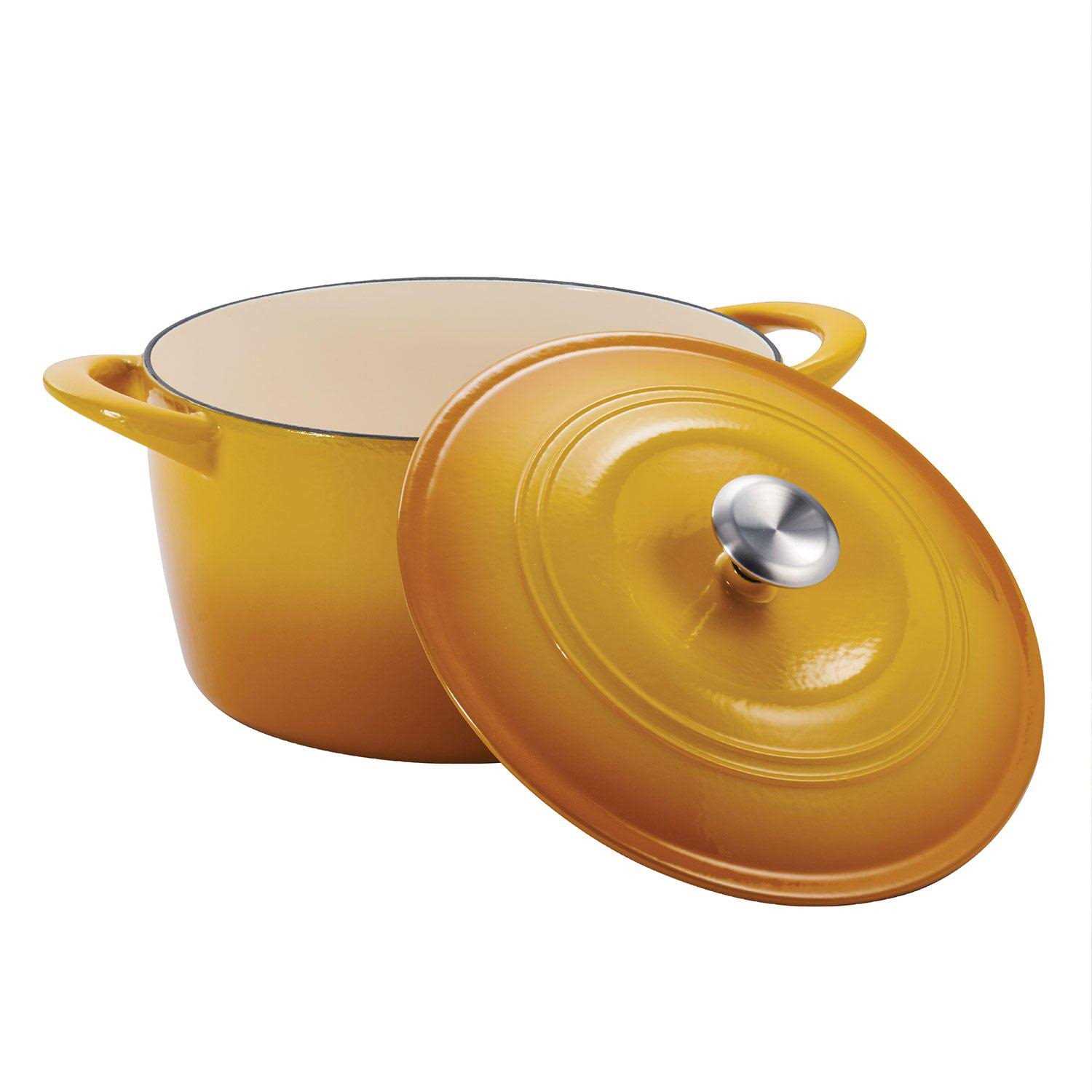 Tramontina 7 Qt. Enameled Cast Iron Round Dutch Oven