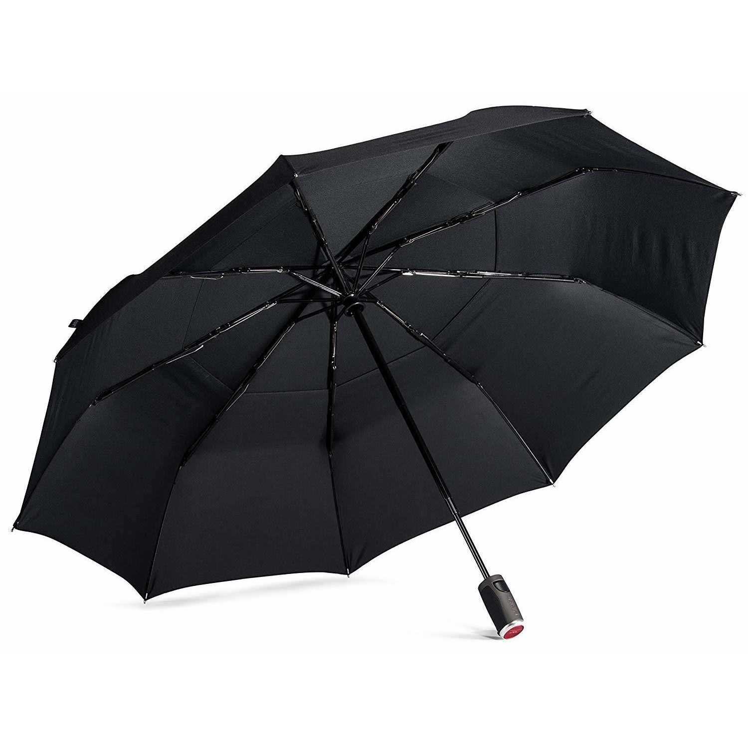 LifeTek Windproof Travel Umbrella Compact Automatic Wind Resistant Strong and Portable