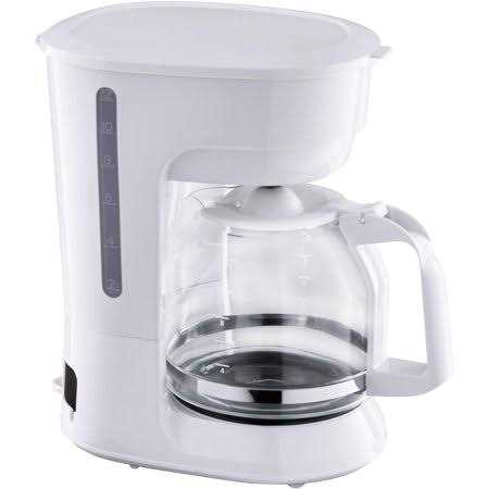 Mainstays 12 Cup White Coffee Maker with Removable Filter Basket