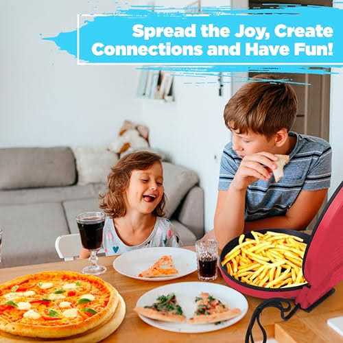 Courant Pizza Maker 12 Inch Pizzas Machine Newly improved Cool-touch Handle Non-stick plates Pizza Oven & Calzone Maker