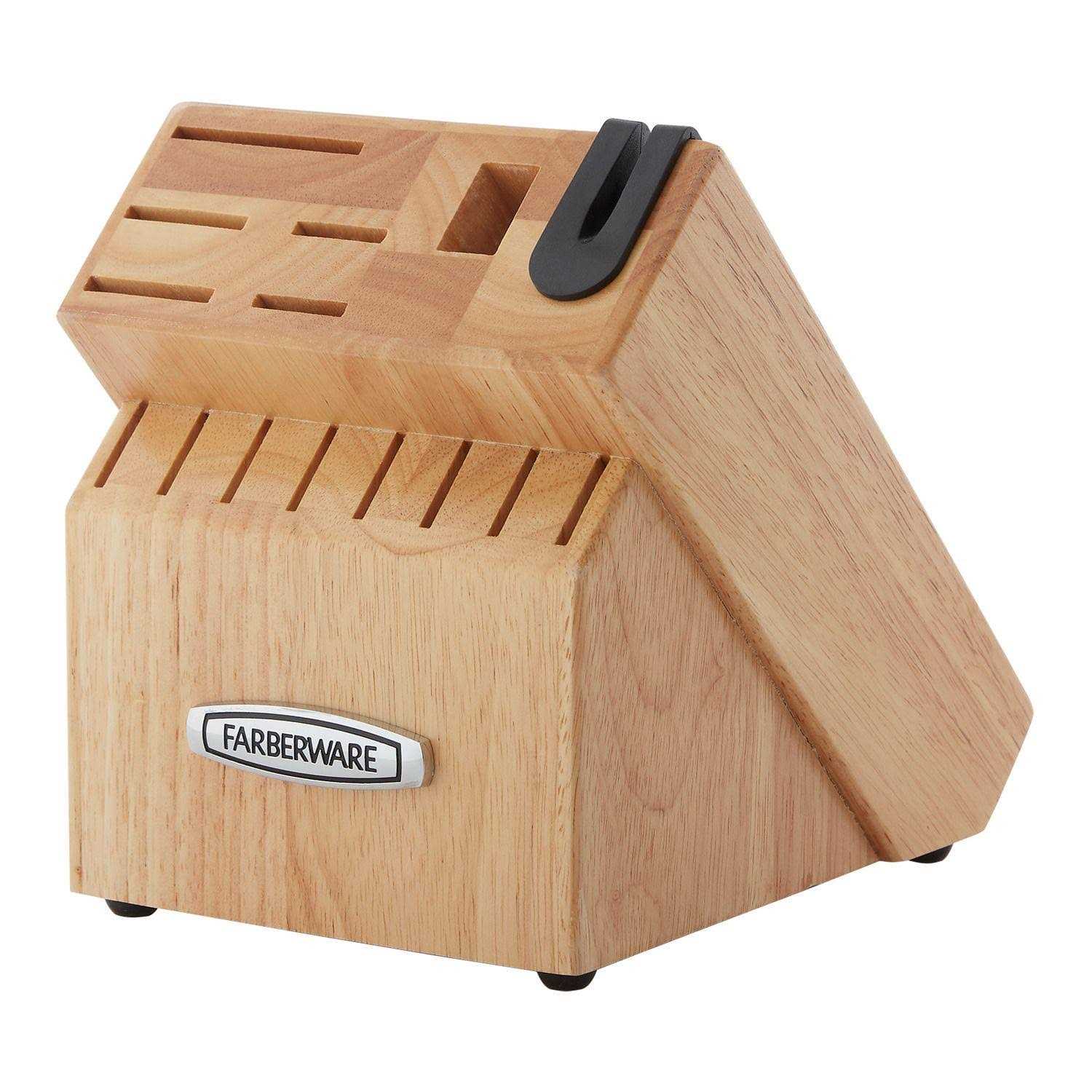 Farberware Edgekeeper 15-pc. Knife Block Set with Built-In Sharpener