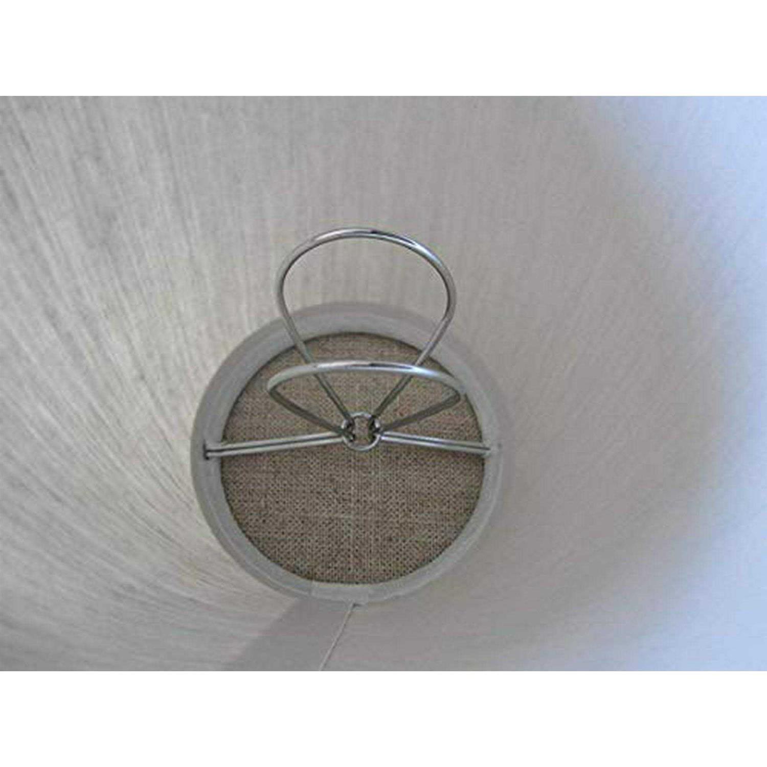 Urbanest Chandelier Pure Linen Shade Oatmeal