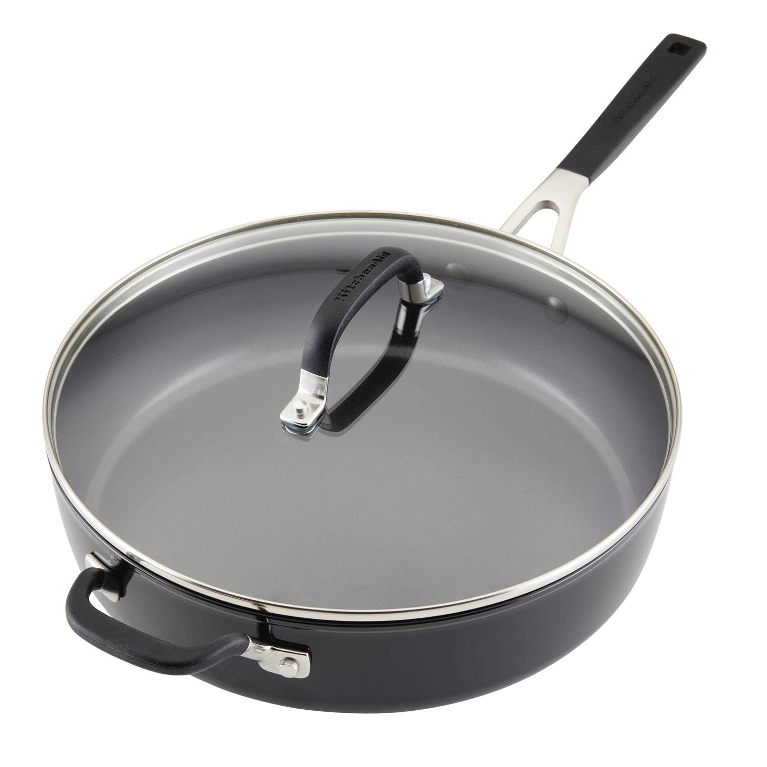 KitchenAid Hard Anodized Nonstick Saute Pan with Lid