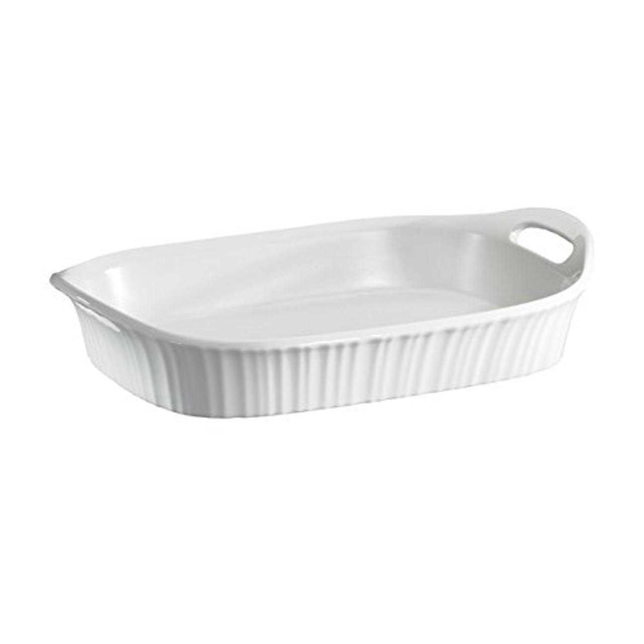 Corningware French White Oblong Casserole 3 qt