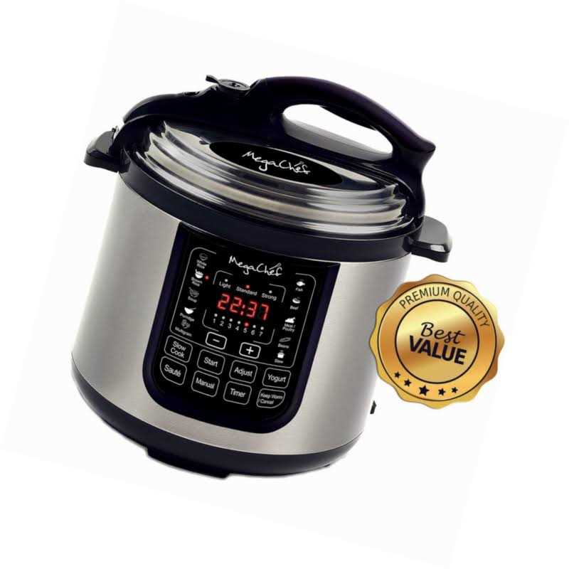 Megachef 8-Qt. Digital Pressure Cooker