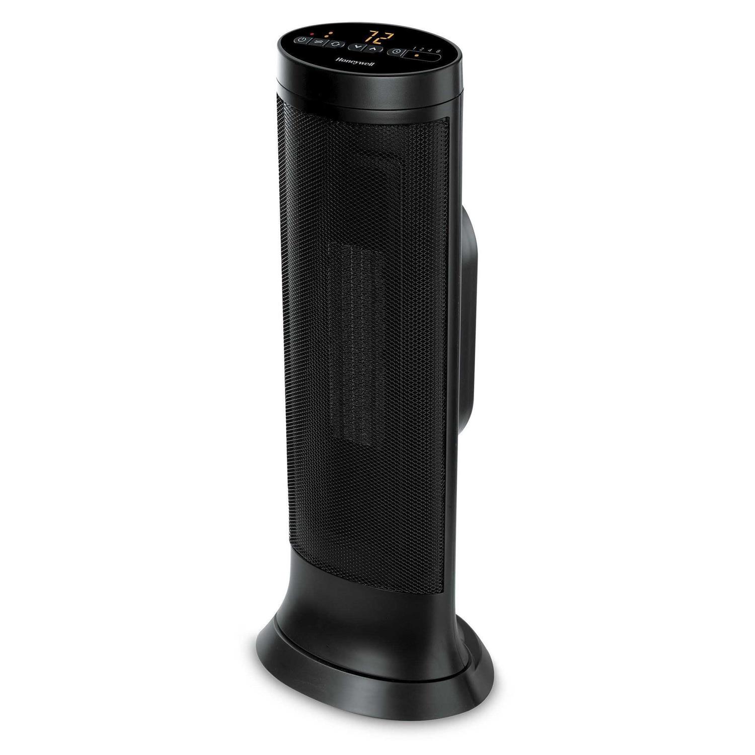 Honeywell Slim Ceramic Tower Heater Black