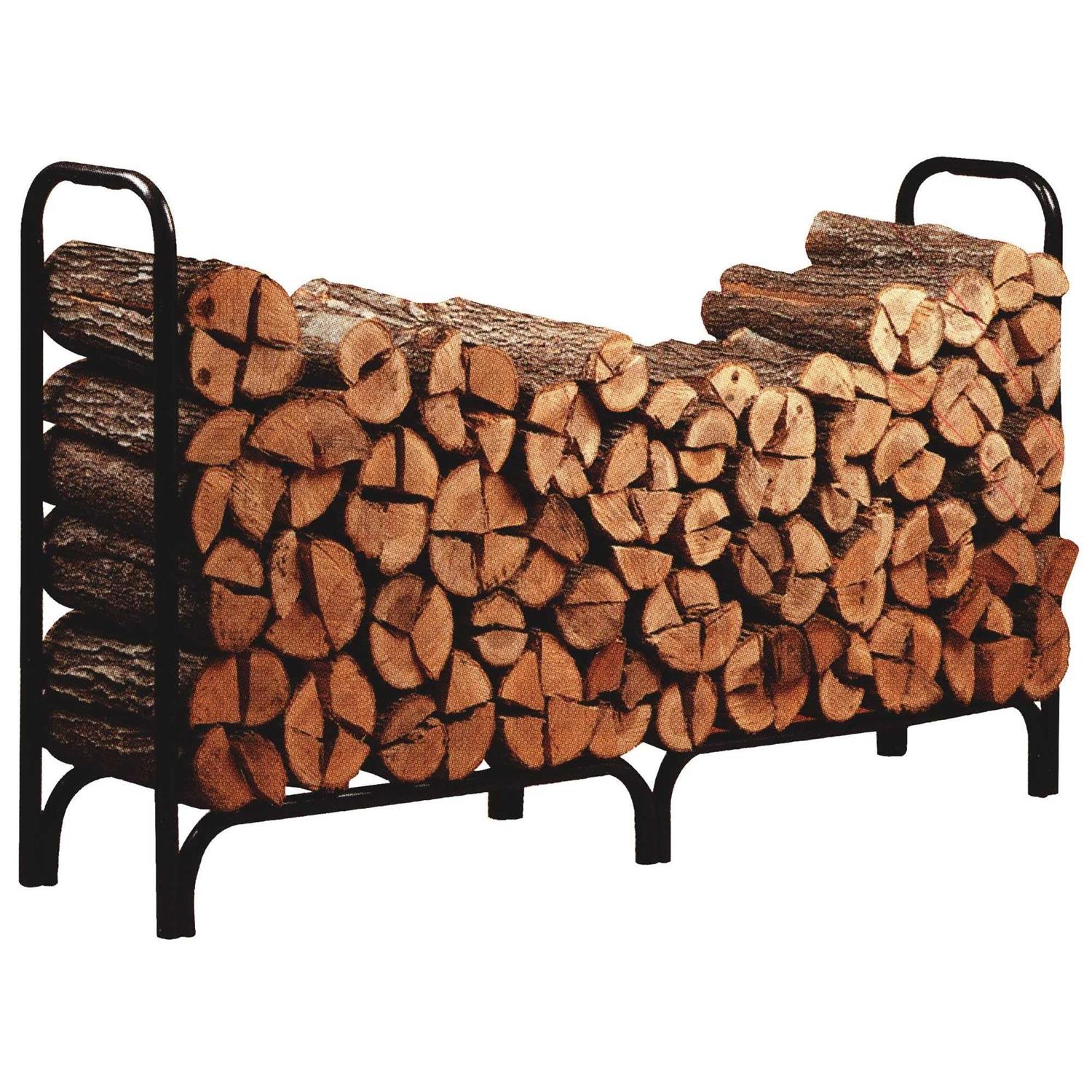 Panacea Black Deluxe Steel Log Rack