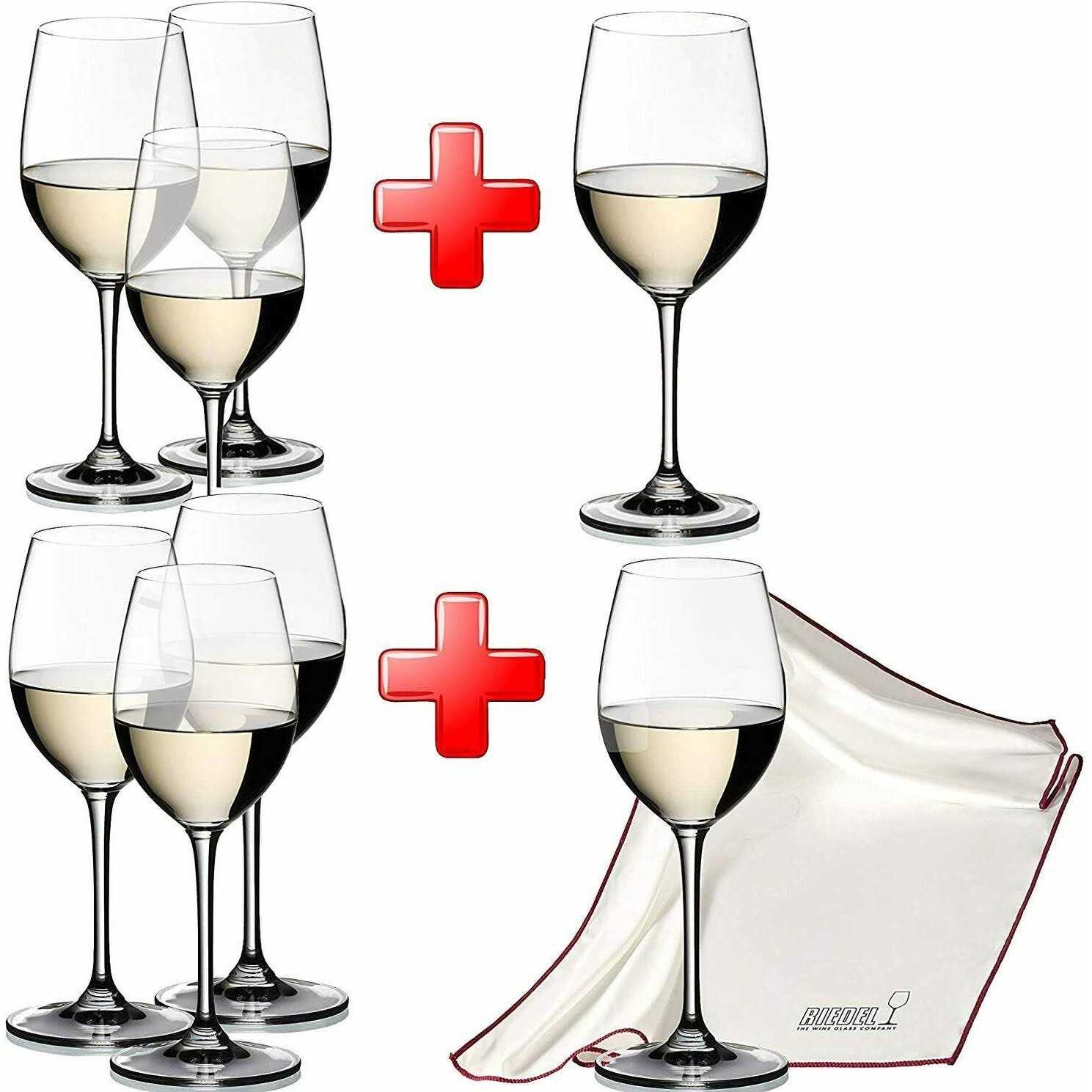 Riedel 7416/81 Vinum Pay 6 Get 8 Mixed White set 4 Sauvignon Blanc 4 Viognier Chardonnay White