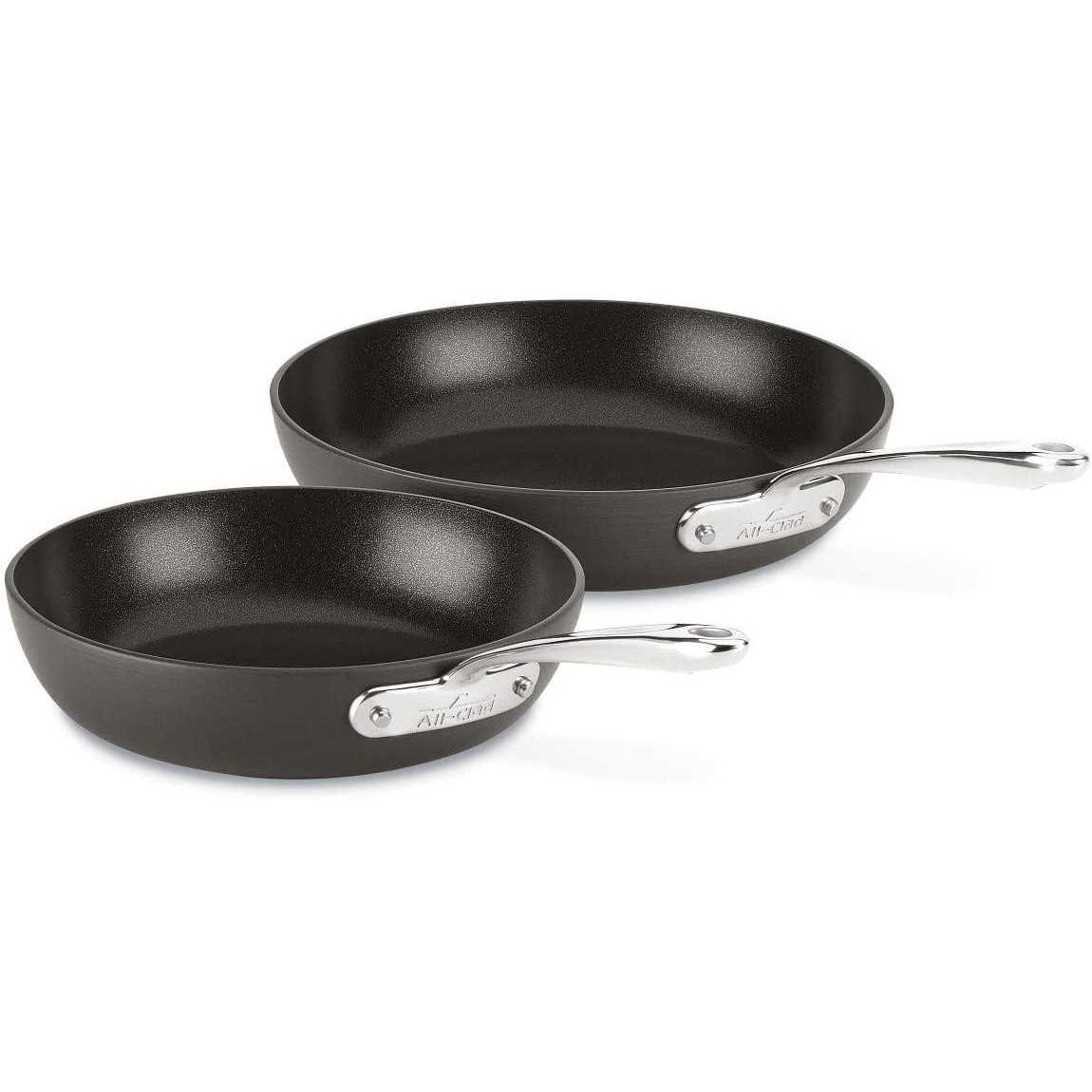All-Clad H9112S64 Essentials Nonstick Fry Pan Set
