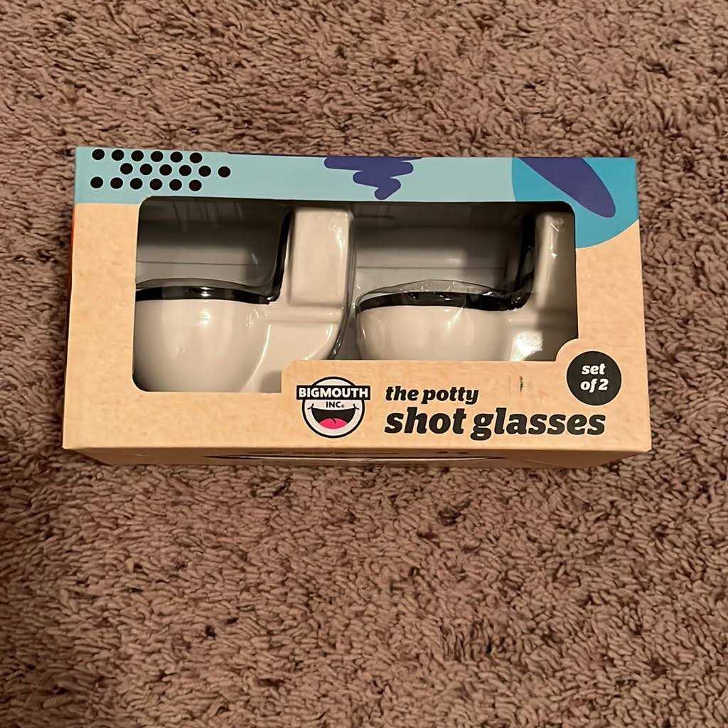 Bigmouth Inc. Toilet Shot Glass Set