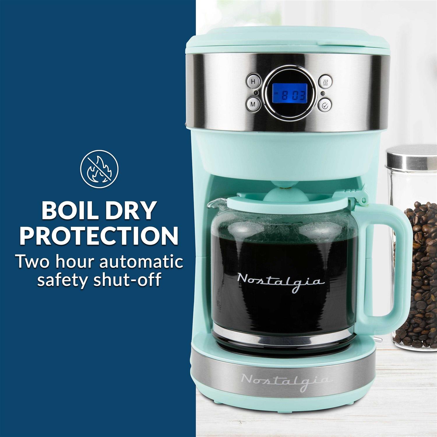 Nostalgia Classic Retro 12 Cup Coffee Maker