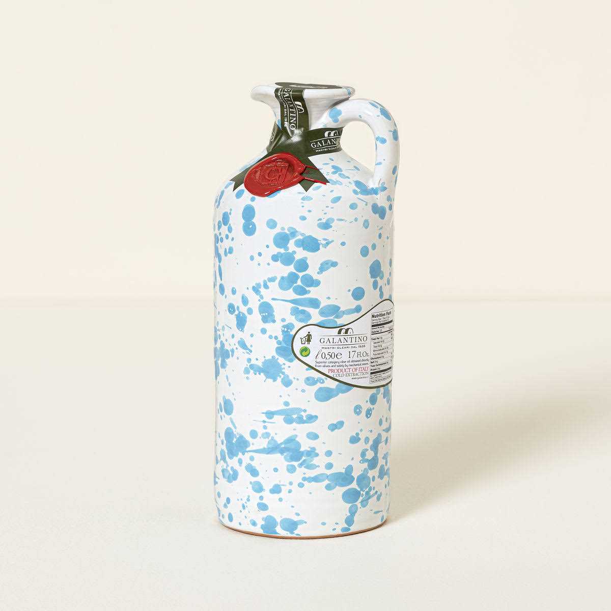 Frantoio Galantino Hand-Painted Ceramic Extra Virgin Olive Oil