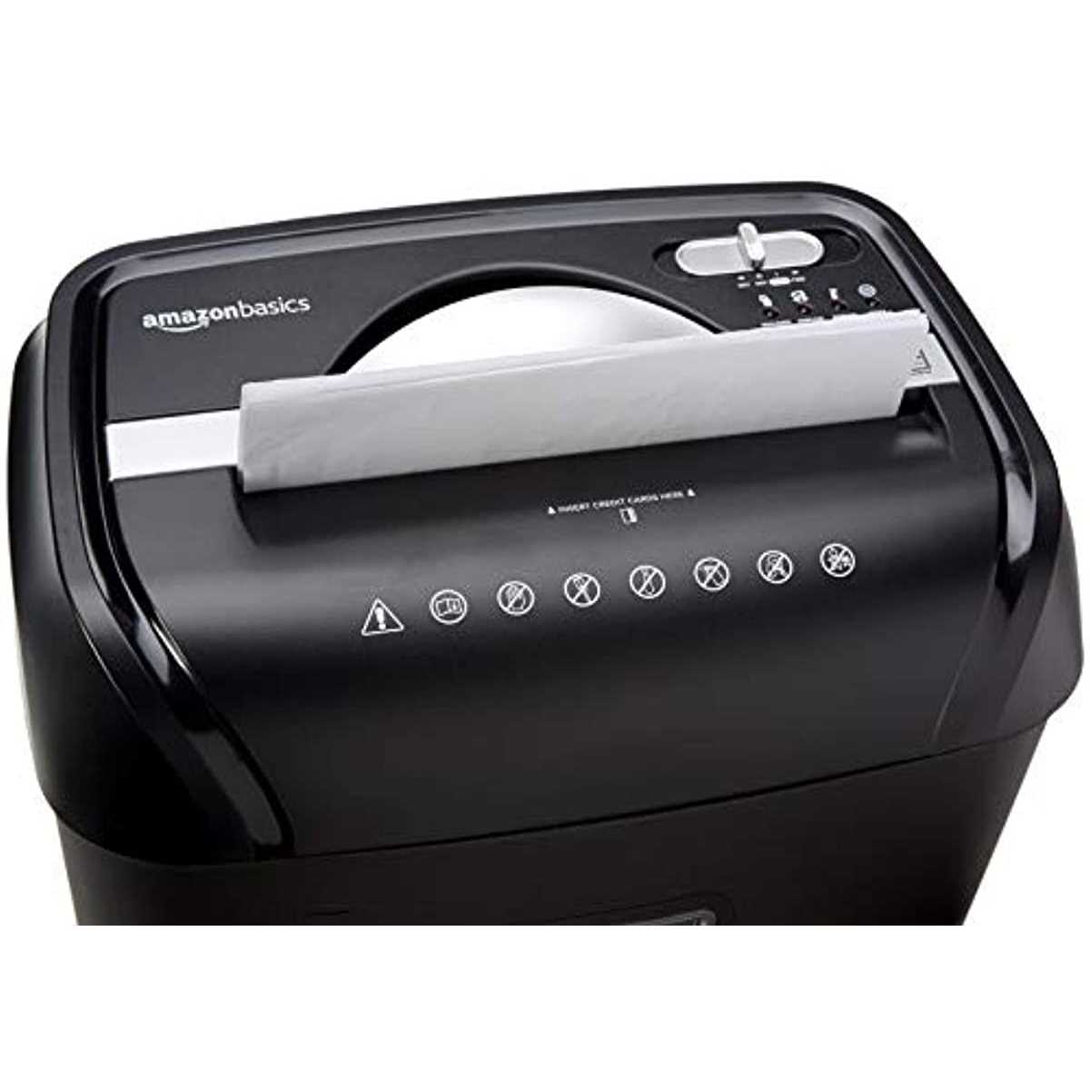 Amazon Basics Basics 12-Sheet Cross-Cut Paper and Credit Card Home Office Shredder