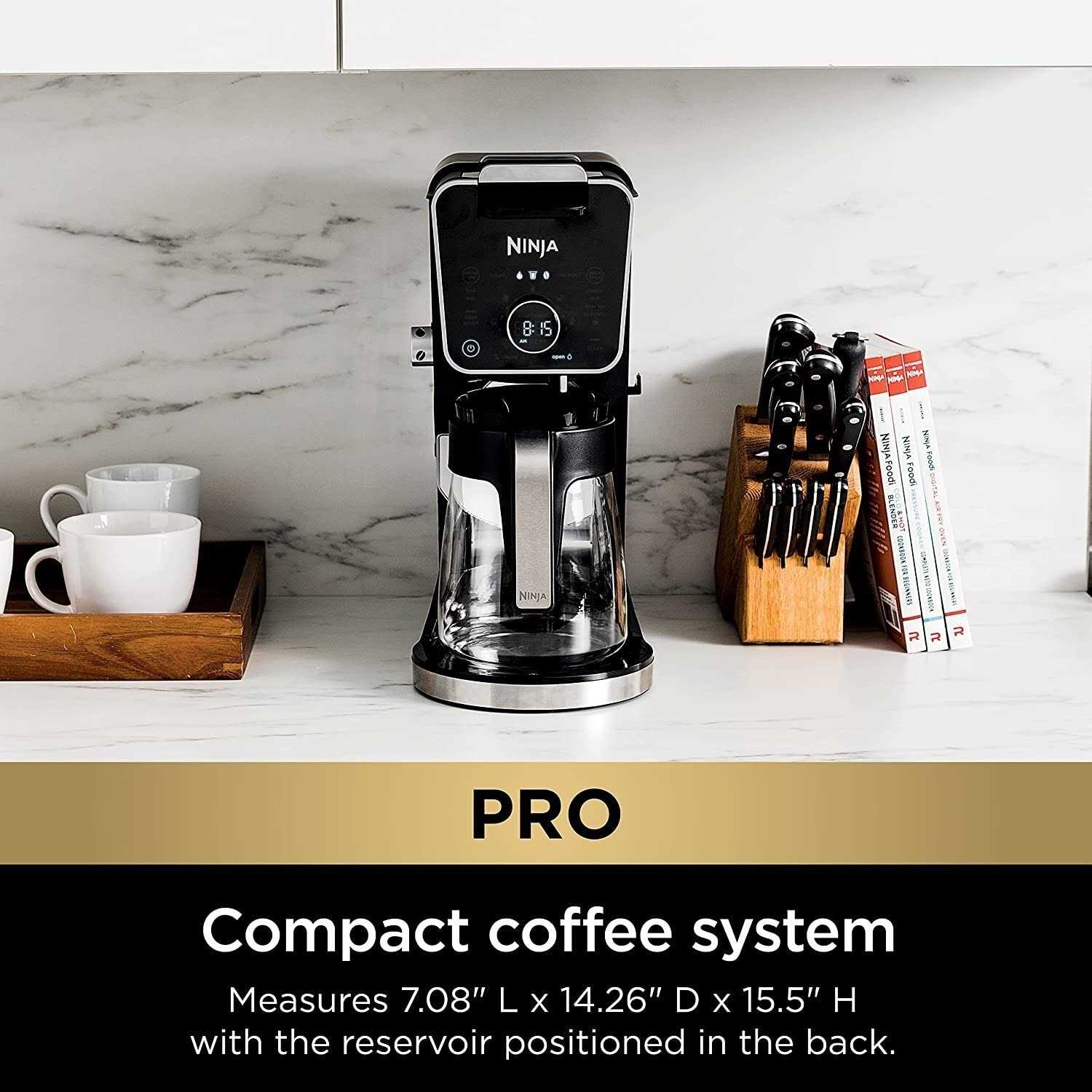 Ninja CFP307 DualBrew Pro Specialty Coffee System Single-Serve compatible with K-cups