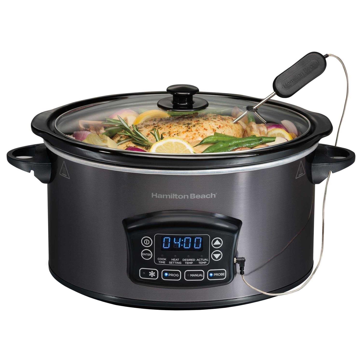 Hamilton Beach 6-qt Programmable Defrost Slow Cooker