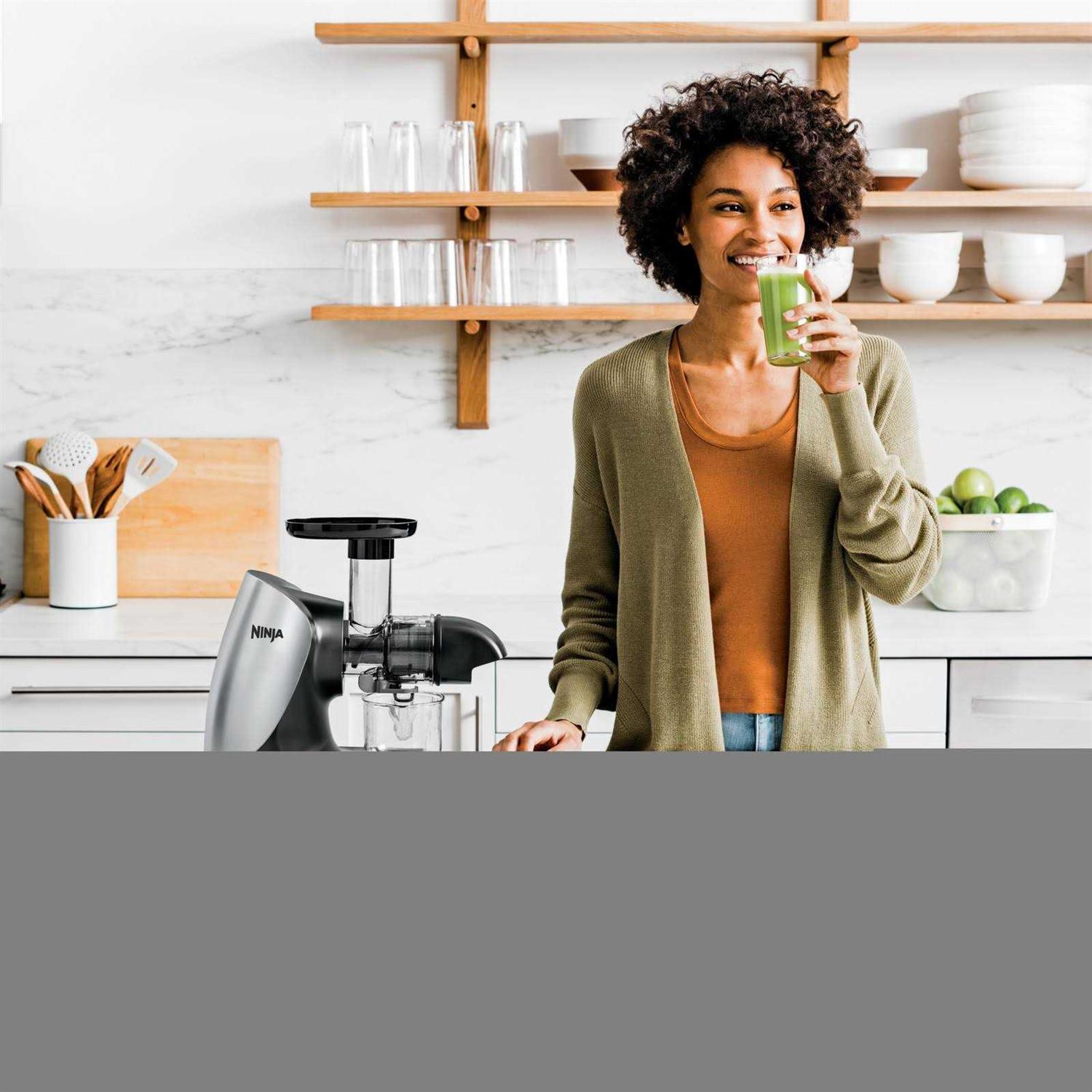 Ninja Cold Press Juicer Pro Powerful Slow Juicer with Total Pulp Control