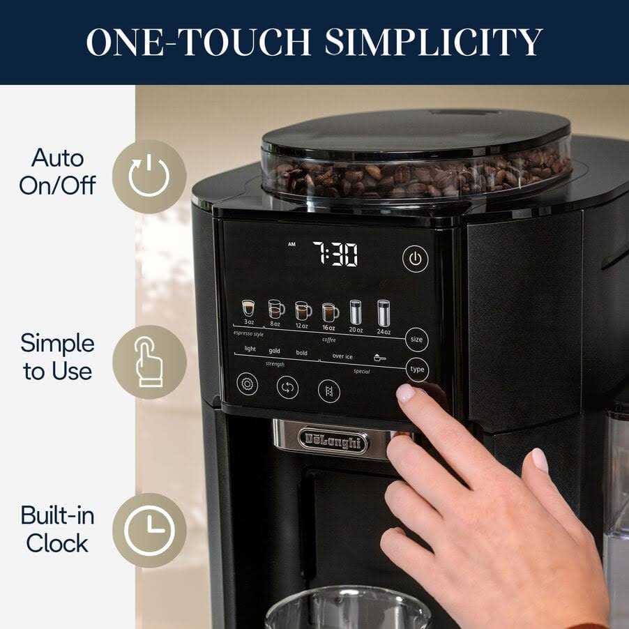 De’Longhi TrueBrew Automatic Coffee Maker with Bean Extract Technology