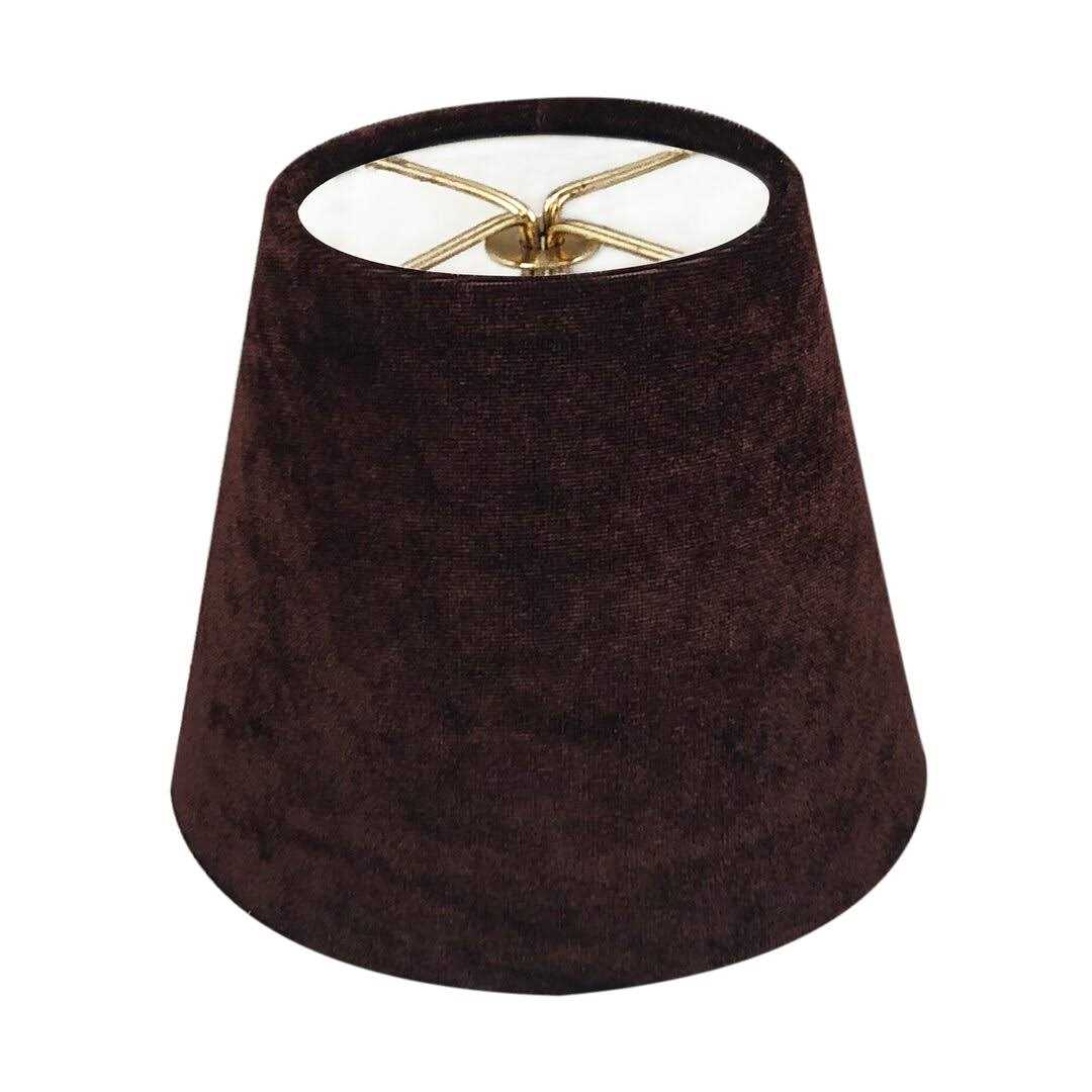 Royal Designs Inc. Clip On Chandelier Shade Velvet Fabric