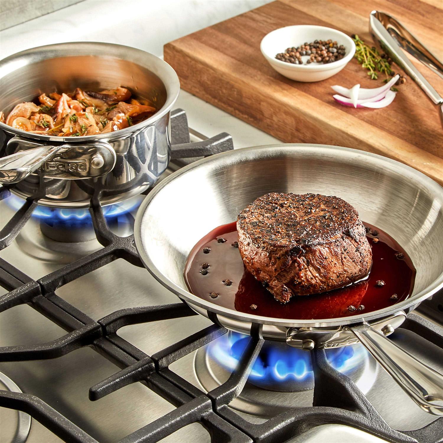 All-Clad D3 Stainless Steel 2 Piece Kitchen Helper Set