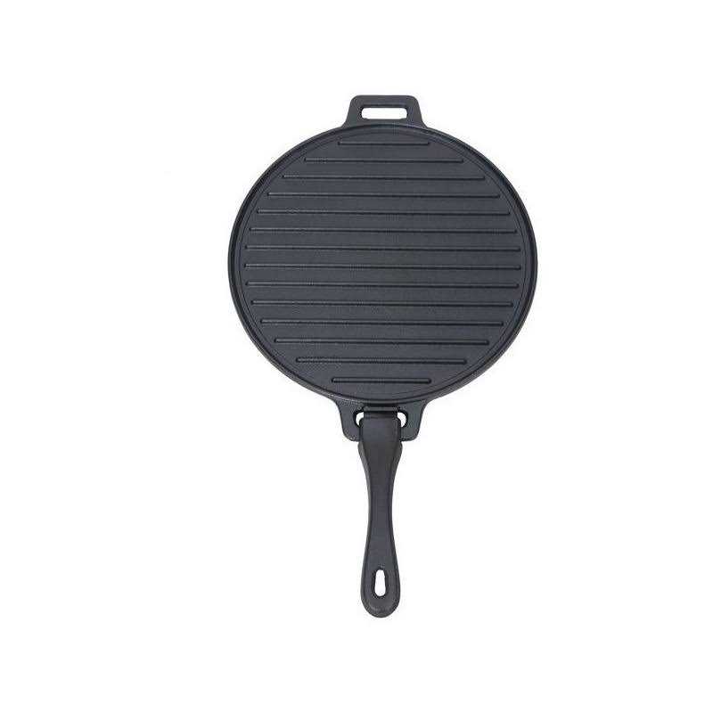 Ozark Trail 4-piece Cast Iron Skillet Set with Handles and Griddle