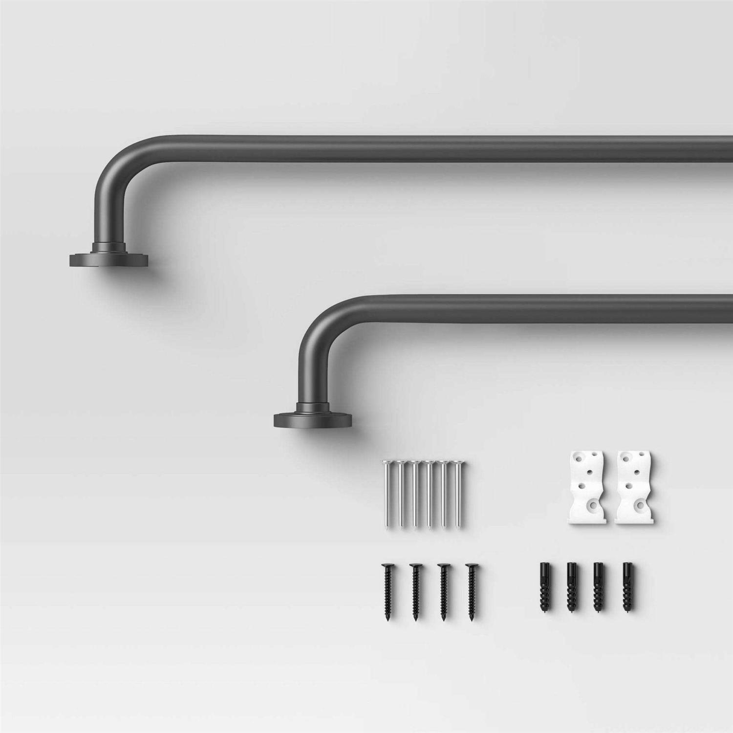 Threshold Blackout Rounded Curtain Rod