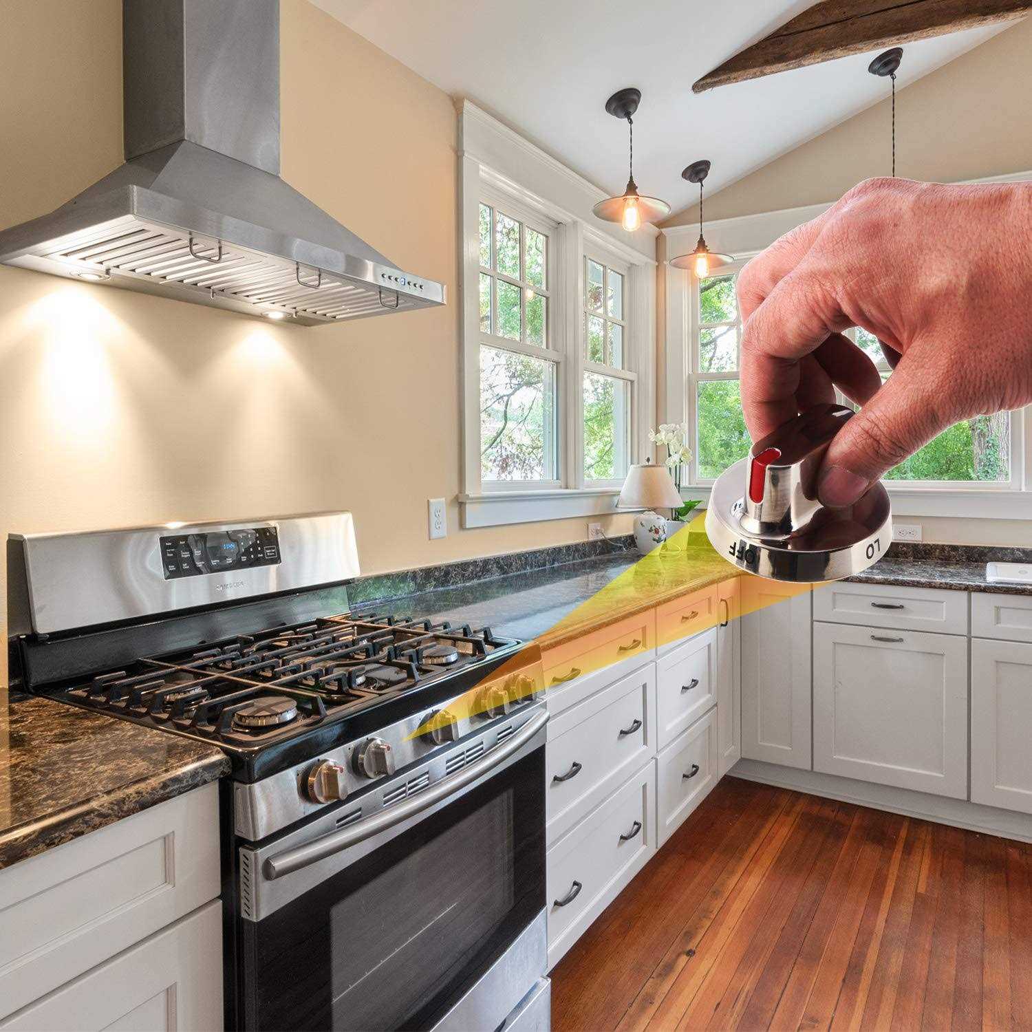 Upgrade 5pcs DG64-00472A Stove Knob Replace DG64-00473A,DG64-00347A,DG64-00347B Samsung Stove Knob