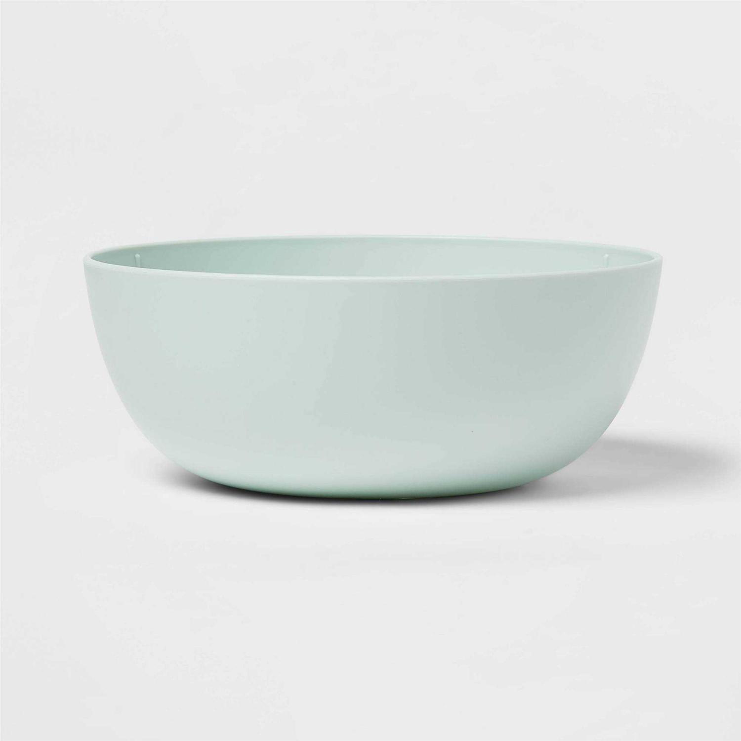 Room Essentials 37oz Plastic Cereal Bowl Gray