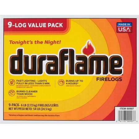 Duraflame Natural Fire Logs 6 Lb