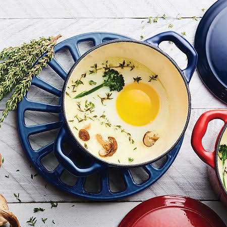 Tramontina Gourmet Enameled Cast Iron 24 oz. Covered Small Cocotte