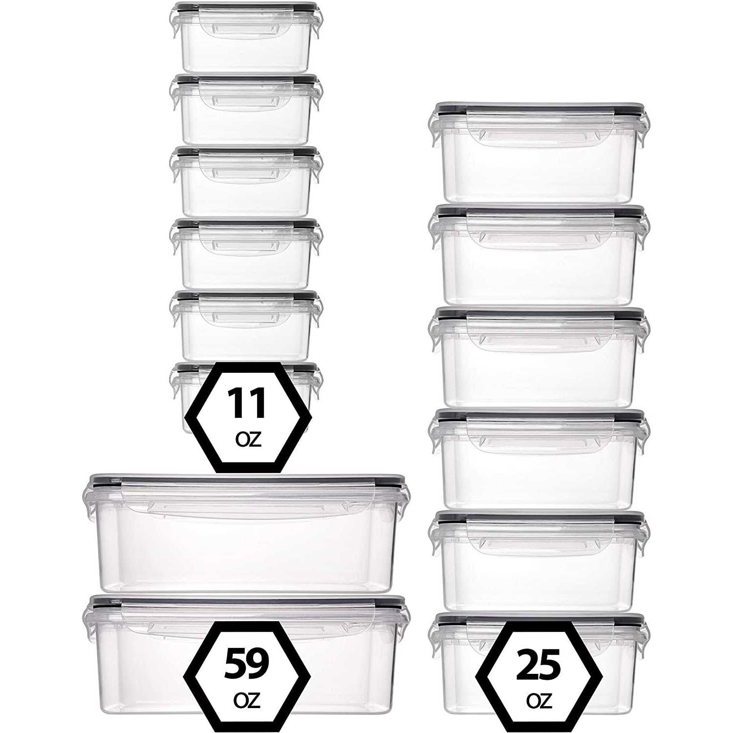 fullstar Food storage Containers with Lids plastic Containers