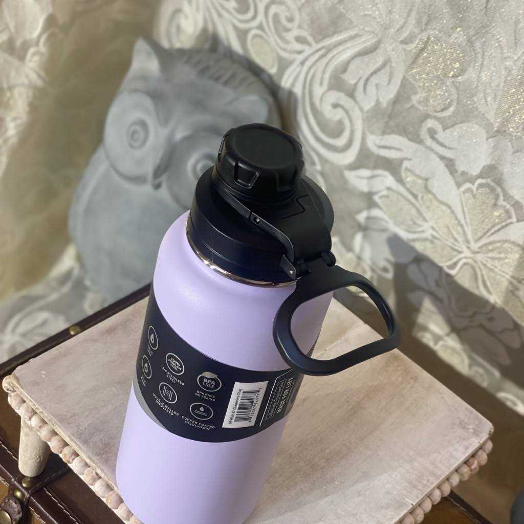 Hydrapeak Wide Mouth Stainless Steel Water Bottle 32oz